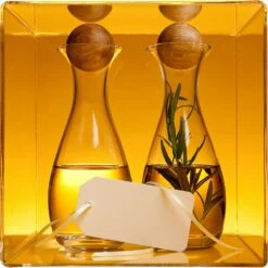 Sagaform Oval Oak Öl/Essigflasche Mit Eichenkorken 2er-Pack -Günstiges Tafelglanz Geschäft sagaform oval oak ol essigflasche mit eichenkorken 2er pack 4