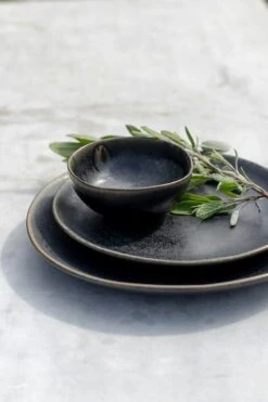 Bastia Teller Schwarz, Ø26,5 Cm -Günstiges Tafelglanz Geschäft tell me more bastia salad plate 6