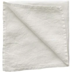 Linen Serviette 45x45 Cm, Off-white