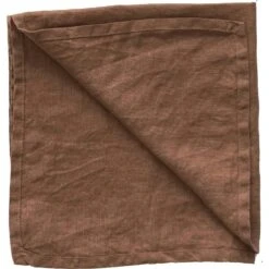 Linen Serviette 45x45 Cm, Bernsteingelb