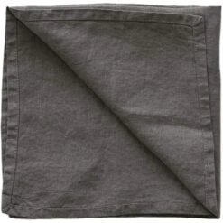 Linen Serviette 45x45 Cm, Grau