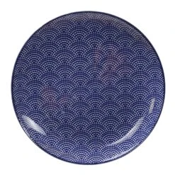 Nippon Blue Teller 20,6 Cm, Dots