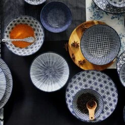 Nippon Blue Soba Schüssel 1 L, Dots -Günstiges Tafelglanz Geschäft tokyo design nippon blue soba bowl 1 l 2 1